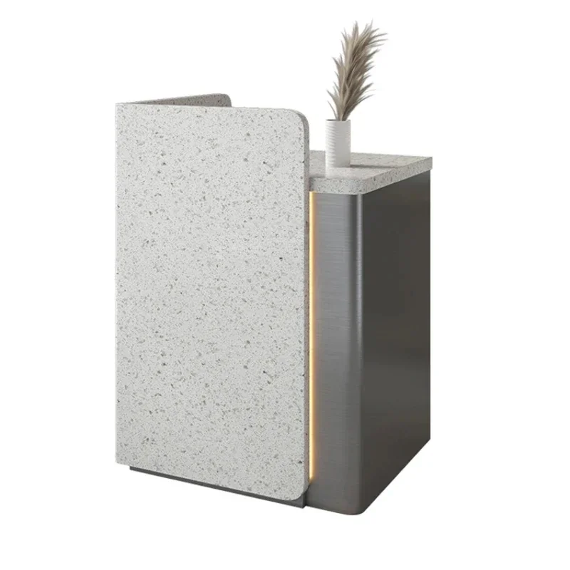 Small Clothing Store Counter Simple Modern Bar Stainless Steel Company Reception Desk
Small Clothing Store Counter Simple Modern Bar Stainless Steel Company Reception Desk