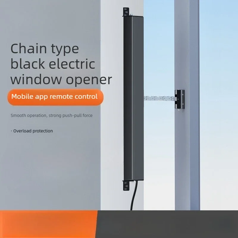 Bestseller Black Window Opener with Rain Feeling, Electric Ventilation Device, Intelligent Window Opener in-Line Remote Control
Bestseller Black Window Opener with Rain Feeling, Electric Ventilation Device, Intelligent Window Opener in-Line Remote Control