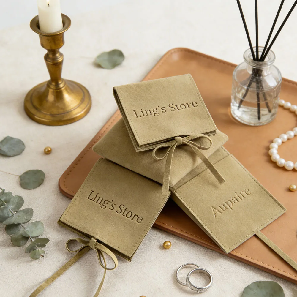 100pcs Custom Logo Microfiber Velvet Jewelry Bag Ring Earings Bracelet Tarot Cosmetic Packaging Storage Pouches Wedding Gift Bag
100pcs Custom Logo Microfiber Velvet Jewelry Bag Ring Earings Bracelet Tarot Cosmetic Packaging Storage Pouches Wedding Gift Bag