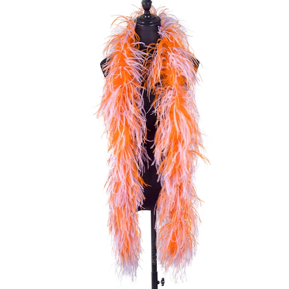 6 Ply Ostrich Feather Striped Puffy Scarf Accessory Two-color Mixed-Color DIY Stage Performance Carnival Party Boa Plume Shawl
6 Ply Ostrich Feather Striped Puffy Scarf Accessory Two-color Mixed-Color DIY Stage Performance Carnival Party Boa Plume Shawl