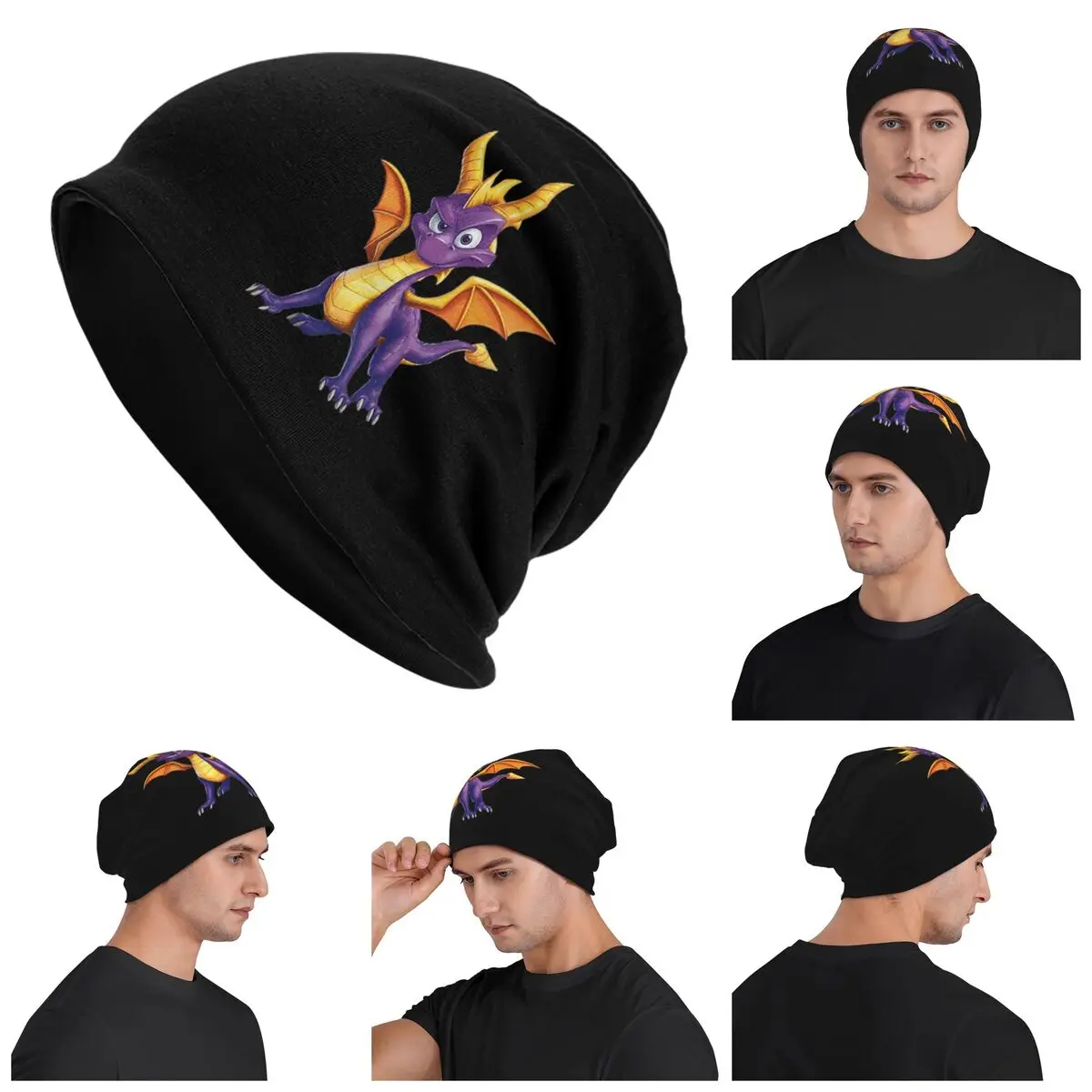 Ice Spyro Warm Knitted Cap Hip Hop Bonnet Hat Autumn Winter Outdoor Beanies Hats for Unisex Adult
Ice Spyro Warm Knitted Cap Hip Hop Bonnet Hat Autumn Winter Outdoor Beanies Hats for Unisex Adult
