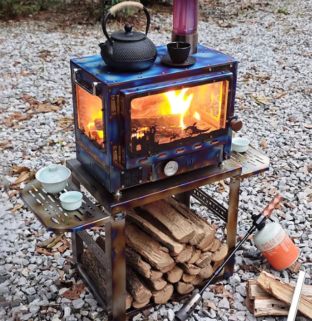 Portable Pure Titanium Indoor & Outdoor Wood Stove and Camping Grill for Campers
Portable Pure Titanium Indoor & Outdoor Wood Stove and Camping Grill for Campers