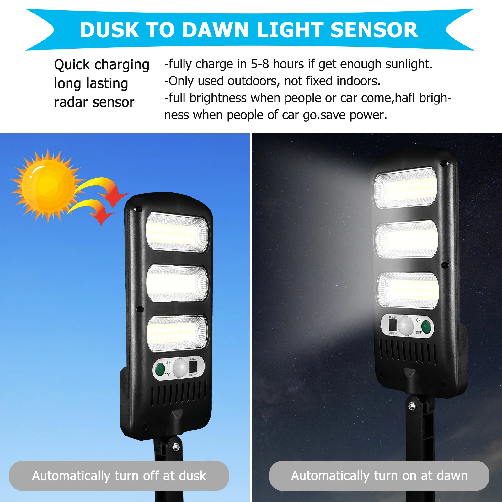 2Pcs Waterproof Outdoor Solar Garden Light Sensor Wall Light Human Sensor Security Lamp for Yard Patio
2Pcs Waterproof Outdoor Solar Garden Light Sensor Wall Light Human Sensor Security Lamp for Yard Patio