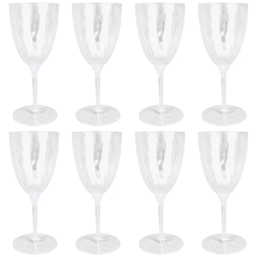 8 Pcs Disposable Glasses Transparent Plastic Party Cups Drinking One Body Elegant Shape Sturdy Material Safe Use
8 Pcs Disposable Glasses Transparent Plastic Party Cups Drinking One Body Elegant Shape Sturdy Material Safe Use