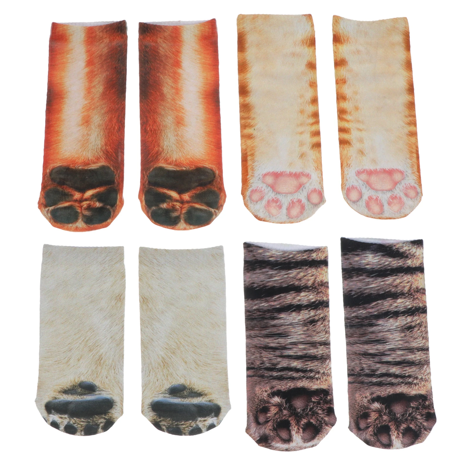 Animal Paw Socks 4 Pairs Funny Patterns Kids Party Decorative 3D Cotton Halloween Cosplay Supplies Gifts Socks
Animal Paw Socks 4 Pairs Funny Patterns Kids Party Decorative 3D Cotton Halloween Cosplay Supplies Gifts Socks