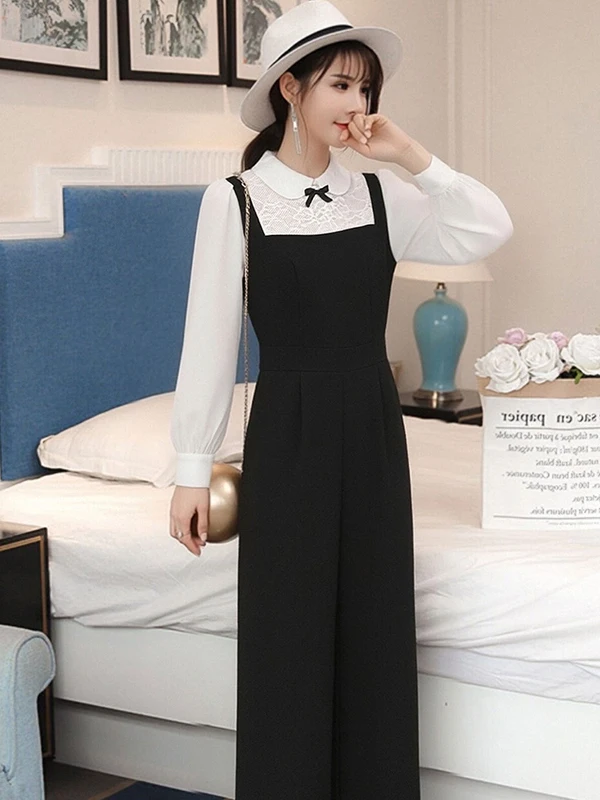 Spring 2026 Slimming Casual Fashion Long Sleeve Onesie High Waist Wide Leg Pants Polyester Fiber High Waist Long Pants
Spring 2026 Slimming Casual Fashion Long Sleeve Onesie High Waist Wide Leg Pants Polyester Fiber High Waist Long Pants