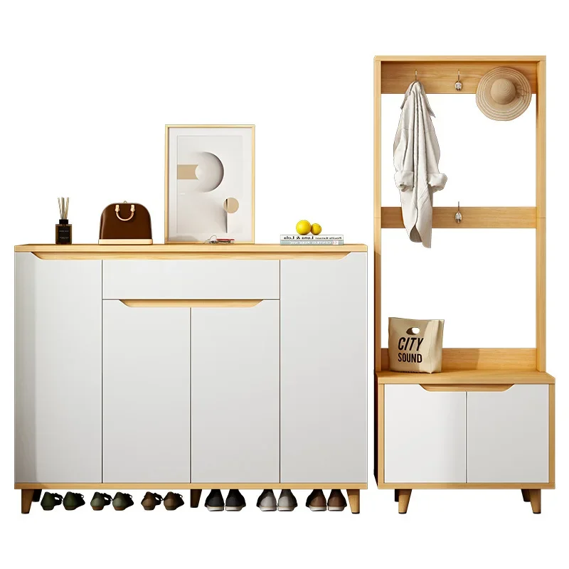 Shoe Storage Cabinet with 2 Drawers& 4 Doors, Slim Entryway Shoe Organizer with Sun Pattern Doors for Sneakers Shoe Rack Wood
Shoe Storage Cabinet with 2 Drawers& 4 Doors, Slim Entryway Shoe Organizer with Sun Pattern Doors for Sneakers Shoe Rack Wood