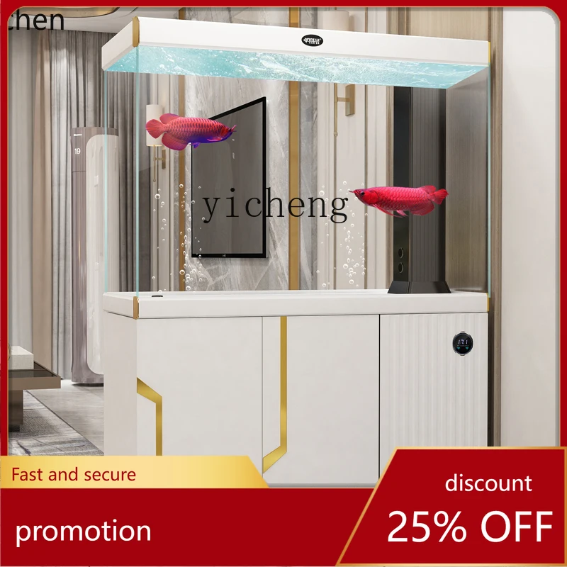 YFY Glass Fish Tank Living Room Small Floor Household Aquarium Screen Ecological Bottom Filter Fish Globe Grass Tank
YFY Glass Fish Tank Living Room Small Floor Household Aquarium Screen Ecological Bottom Filter Fish Globe Grass Tank