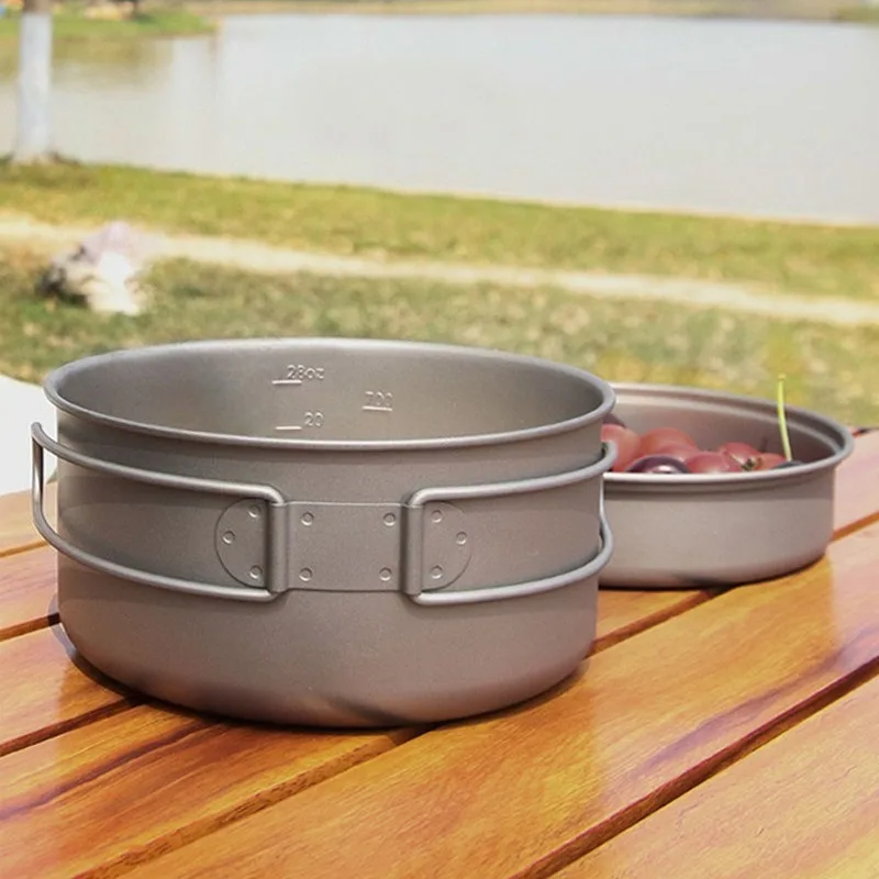 Горшок для приготовления пищи на открытом воздухе, титановый прочный треккинговый легкий портативный горшок для приготовления супа для кемпинга, бытовая посуда для кемпинга
Горшок для приготовления пищи на открытом воздухе, титановый прочный треккинговый легкий портативный горшок для приготовления супа для кемпинга, бытовая посуда для кемпинга