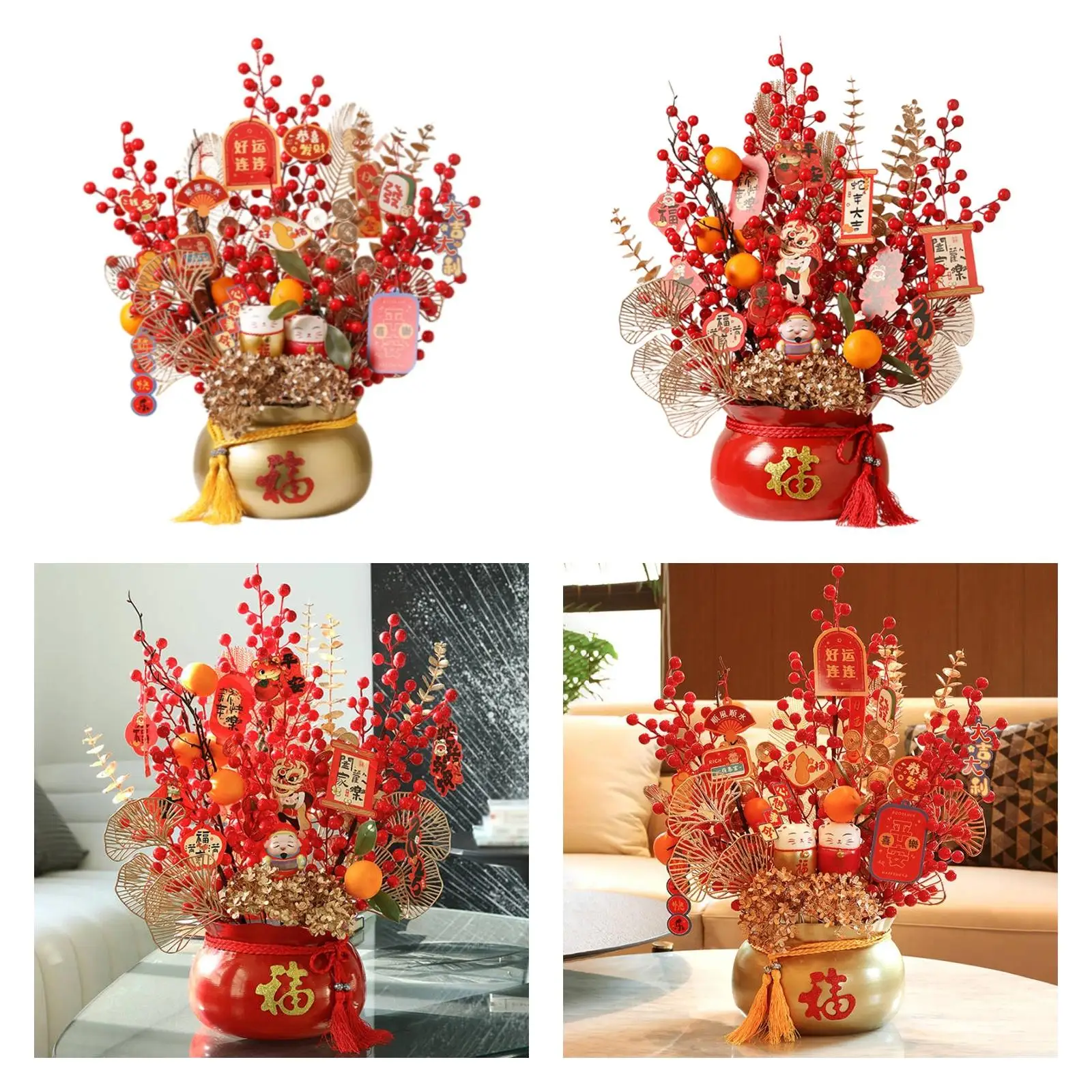 2025 Spring Festival Artificial Vase Bonsai Desktop Ornament 50cmx60cm Metal Flower Pot for Bedroom Versatile
2025 Spring Festival Artificial Vase Bonsai Desktop Ornament 50cmx60cm Metal Flower Pot for Bedroom Versatile