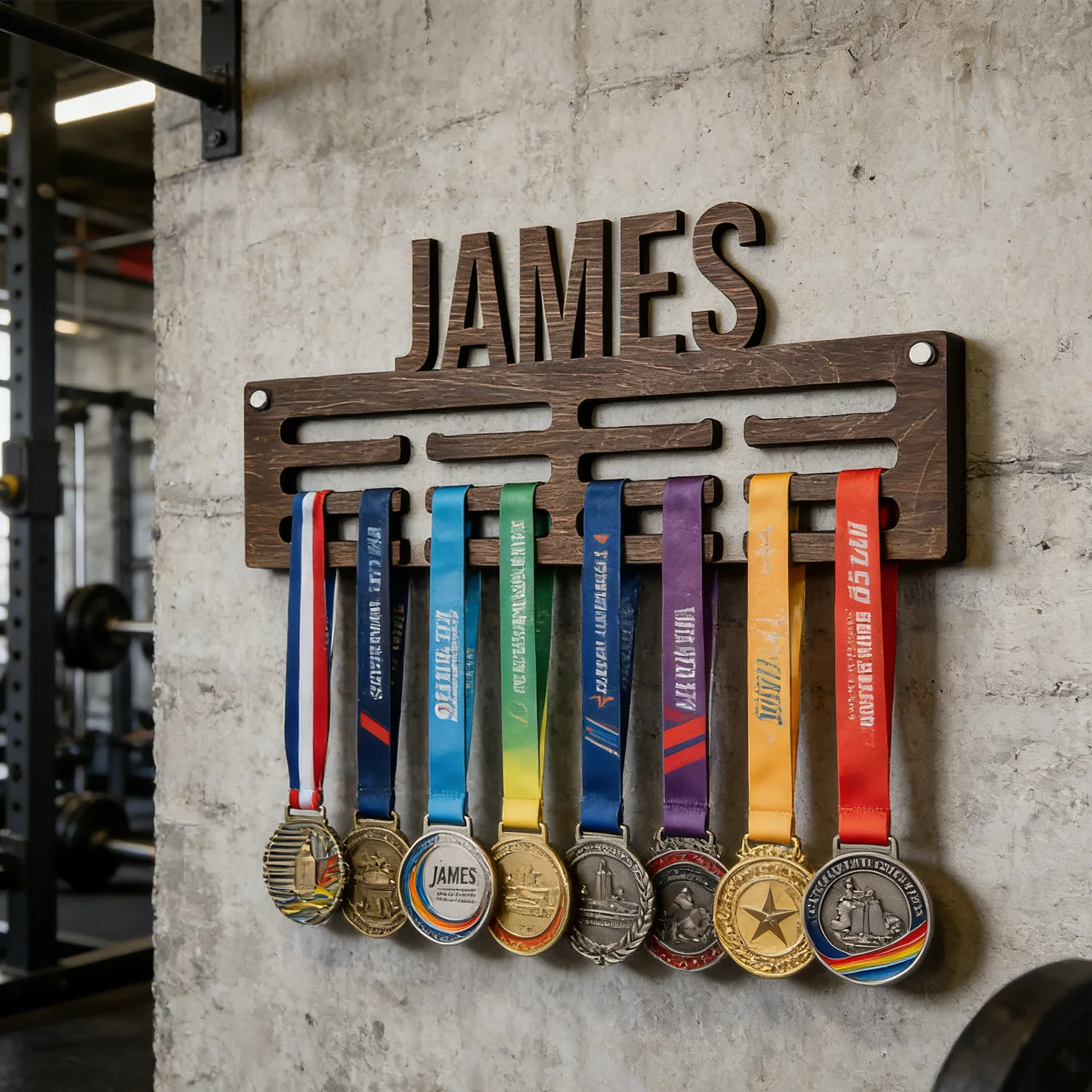 1pc Custom Modern Style Medal Decoration Frame Wooden Sports Medal Holder,Wall Mounted Display Stand for Sports Lovers Gift
1pc Custom Modern Style Medal Decoration Frame Wooden Sports Medal Holder,Wall Mounted Display Stand for Sports Lovers Gift