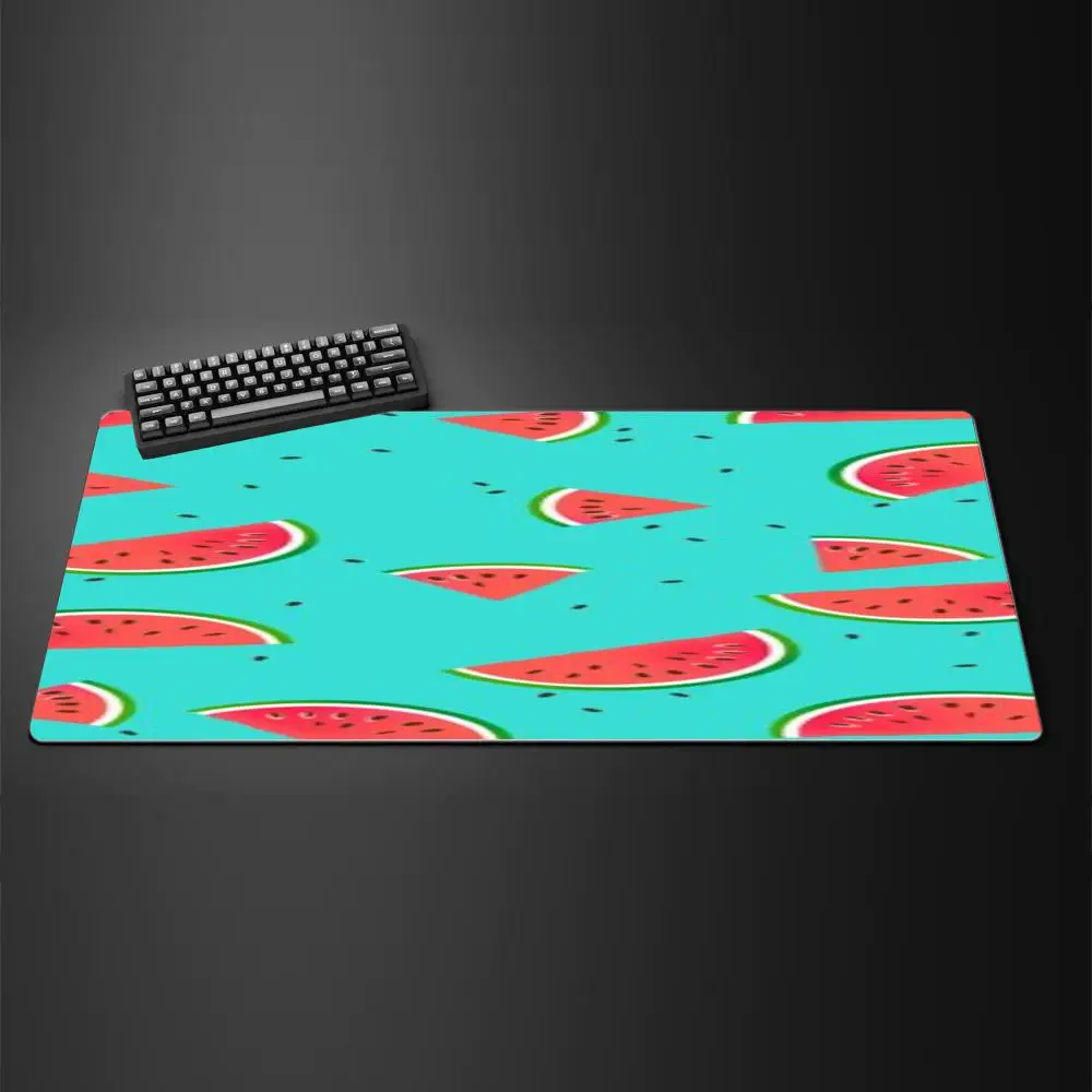 Watermelon Pattern Mouse Pad Mousepad Large Gaming Mouse Pad LockEdge Thickened Computer Keyboard Table Desk Mat