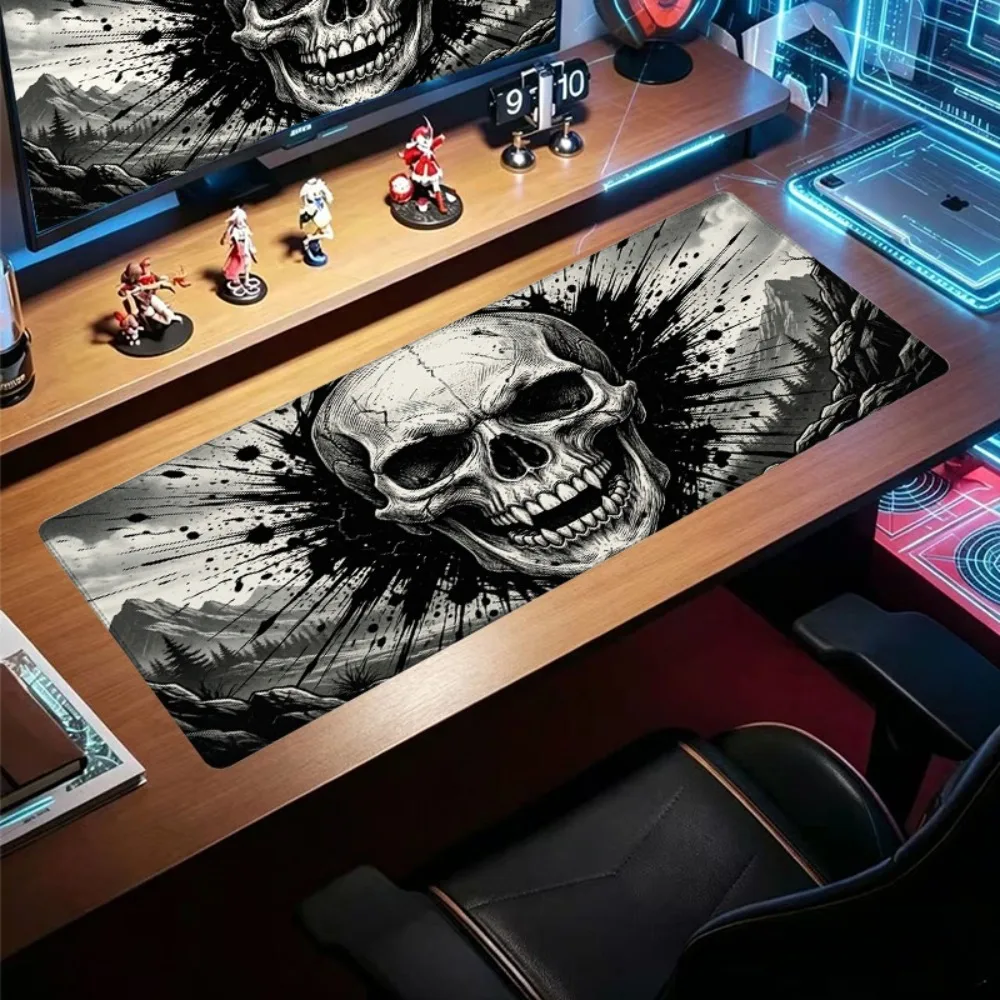 Large-sized gaming mouse pad with the rage skull pattern, anti-slip design decoração setup gamer alfombrillas gaming
Large-sized gaming mouse pad with the rage skull pattern, anti-slip design decoração setup gamer alfombrillas gaming