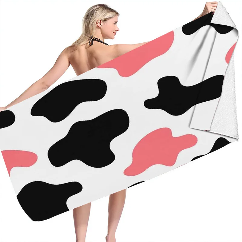 Cow Pattern Collection digital-printed polyester Superfine fiber double-sided fleece Beach vacation bath towel, beach towel
Cow Pattern Collection digital-printed polyester Superfine fiber double-sided fleece Beach vacation bath towel, beach towel