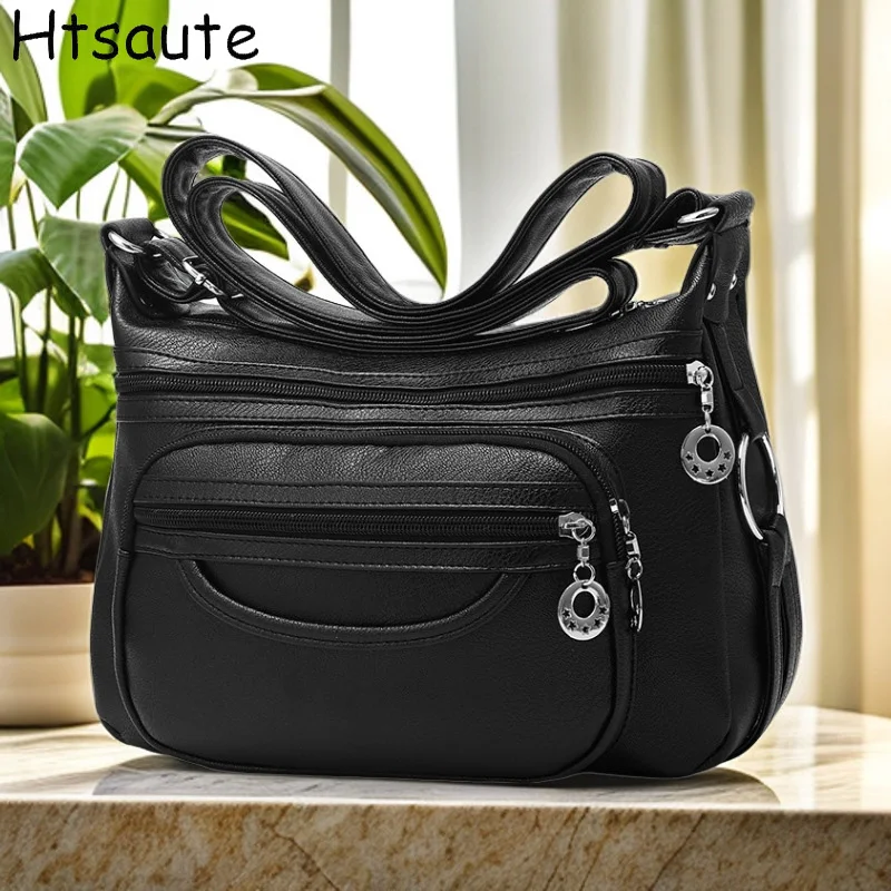 Simple Large Capacity Tote Women Shoulder Bag Mother's Gift Shopping Commuter Underarm Bags Female Multi-pocket Handbags
Simple Large Capacity Tote Women Shoulder Bag Mother's Gift Shopping Commuter Underarm Bags Female Multi-pocket Handbags