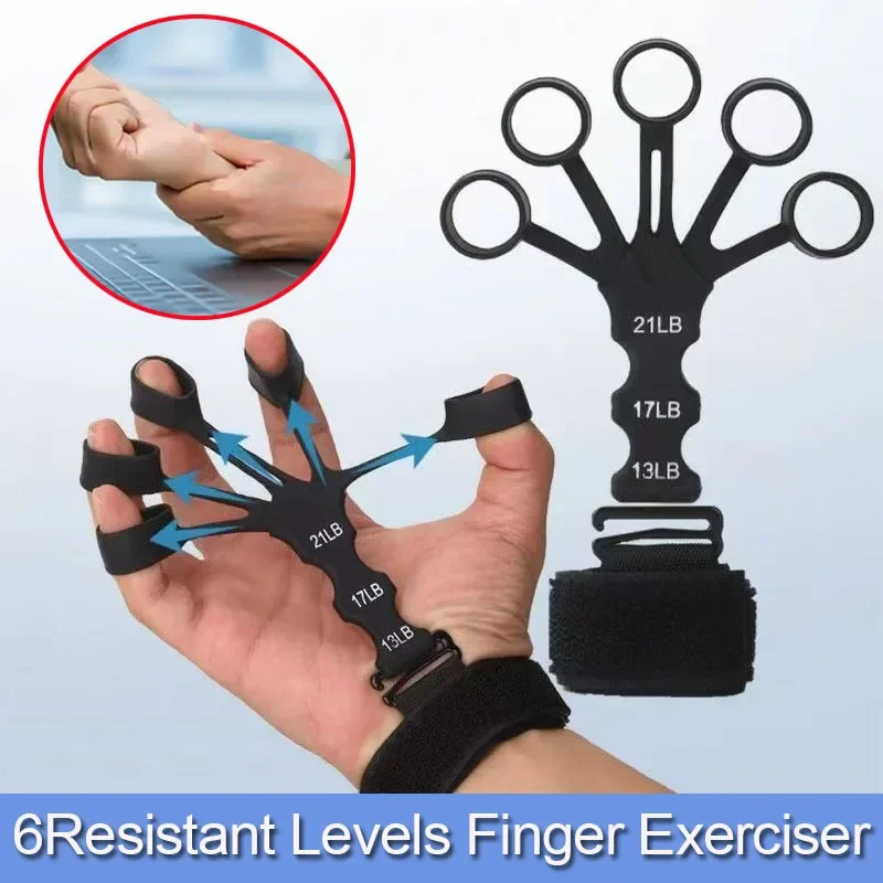 1-piece adjustable anti slip finger trainer with 5-finger opening design and portable grip strength enhancer
1-piece adjustable anti slip finger trainer with 5-finger opening design and portable grip strength enhancer