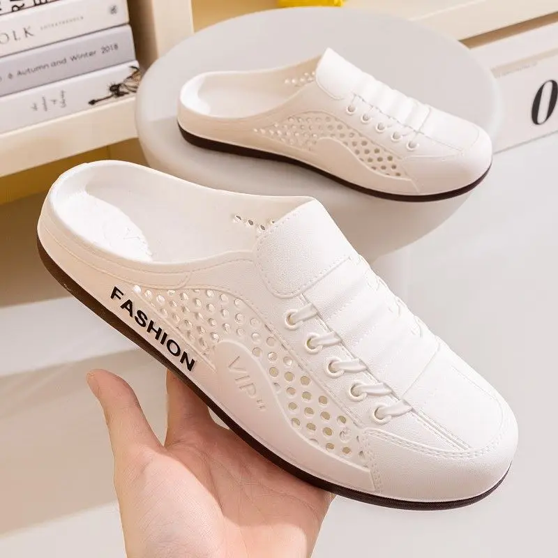 Men's Summer New Breathable Mesh Slip-On Casual Shoes Fashionable Versatile Half Slippers Trendy Water-Resistant Open-Toe mid...
Men's Summer New Breathable Mesh Slip-On Casual Shoes Fashionable Versatile Half Slippers Trendy Water-Resistant Open-Toe mid...