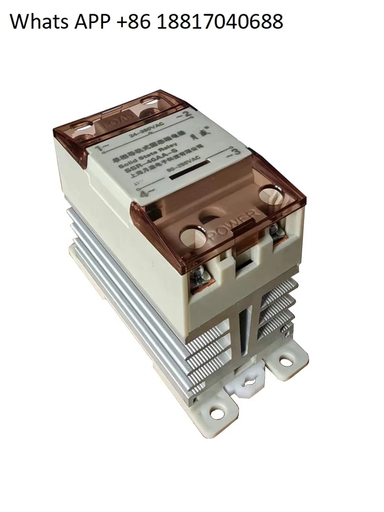 Three-phase single-phase guide rail solid-state relay card rail installation with self-contained heat sink DC AC control
Three-phase single-phase guide rail solid-state relay card rail installation with self-contained heat sink DC AC control