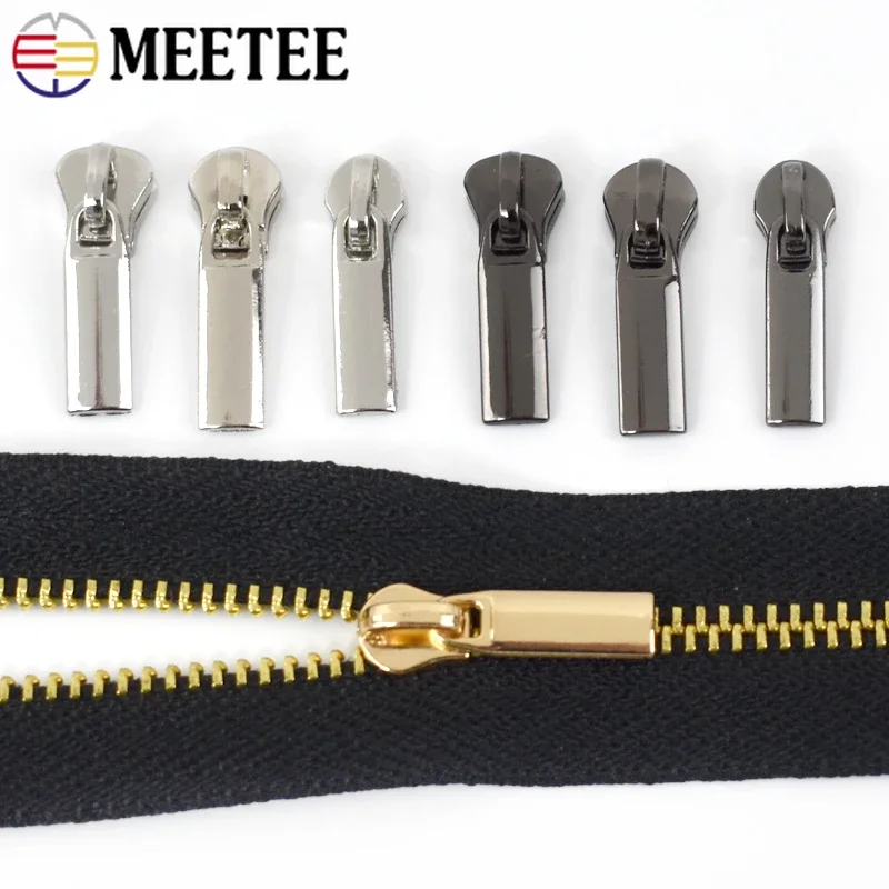 Meetee 10/20Pcs 3# 5# Slider for Metal/Nylon/Resin Zip Coat Clothes Repair Universal Zipper Sewing Replaceable Zips Head Pull
Meetee 10/20Pcs 3# 5# Slider for Metal/Nylon/Resin Zip Coat Clothes Repair Universal Zipper Sewing Replaceable Zips Head Pull