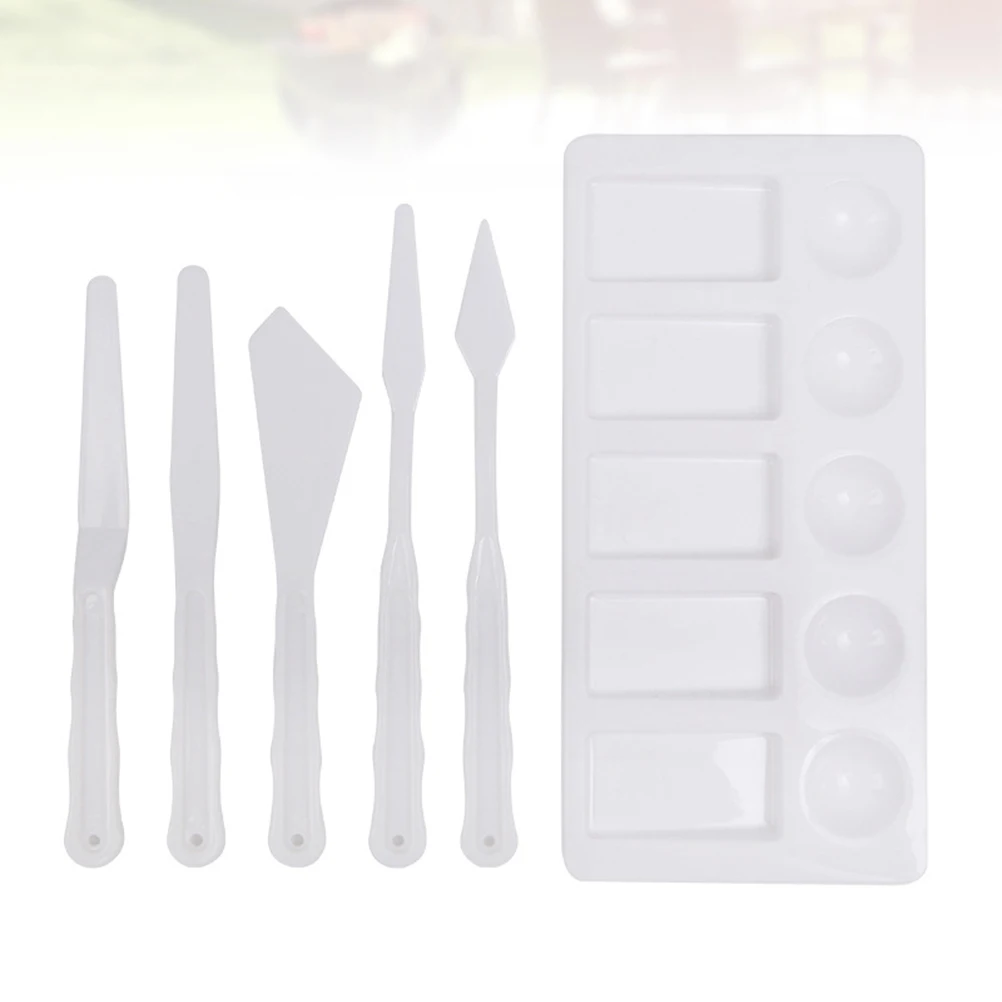 12Pcs Mixing Scraper Oil Painting Tool Set Plastic Drawing Palette Kit Oil Drawing Brush For Artists Students Kids White
12Pcs Mixing Scraper Oil Painting Tool Set Plastic Drawing Palette Kit Oil Drawing Brush For Artists Students Kids White