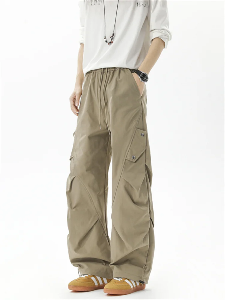 American Vibe Paratrooper Workwear Pants Men's High Street Trendy Brand Retro Khaki Folded Dstring Wide Leg Knife Charge P...
American Vibe Paratrooper Workwear Pants Men's High Street Trendy Brand Retro Khaki Folded Dstring Wide Leg Knife Charge P...