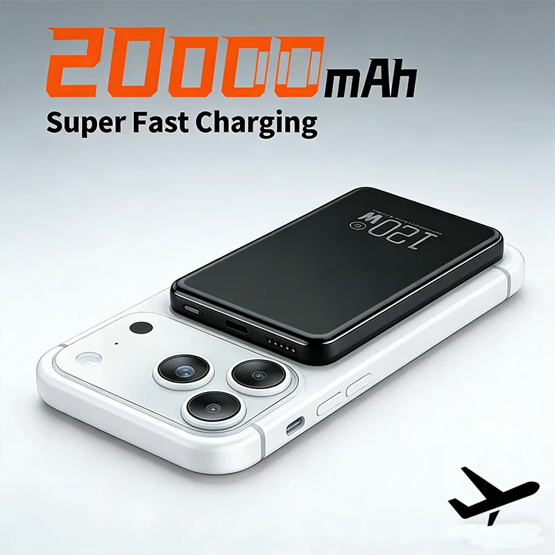 20000mAh Thin Portable Magnetic Wireless Power Bank PD22.5W Fast Charging External Battery For Magsafe For iPhone Samsung
20000mAh Thin Portable Magnetic Wireless Power Bank PD22.5W Fast Charging External Battery For Magsafe For iPhone Samsung