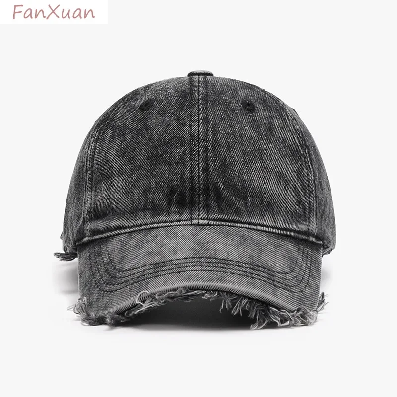 Women Men Baseball Cap Large Big Denim Cotton Faded Distressed Ripped Caps Trucker Hats Unisex Style 56-62cm
Women Men Baseball Cap Large Big Denim Cotton Faded Distressed Ripped Caps Trucker Hats Unisex Style 56-62cm