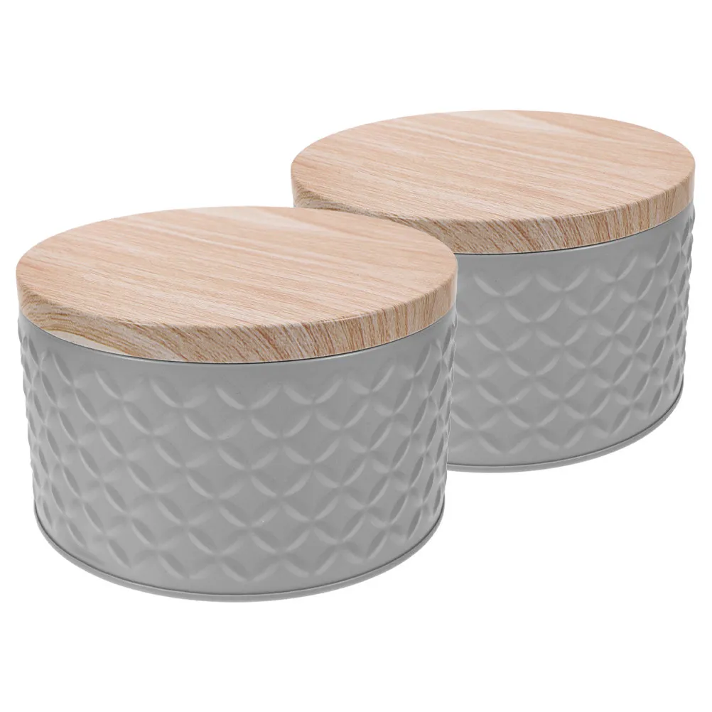 2 шт. элегантных круглых металлических банок для печенья с крышками, декоративные контейнеры для хранения продуктов: печенья, бисквитов, тортов, конфет, шоколада
2 шт. элегантных круглых металлических банок для печенья с крышками, декоративные контейнеры для хранения продуктов: печенья, бисквитов, тортов, конфет, шоколада