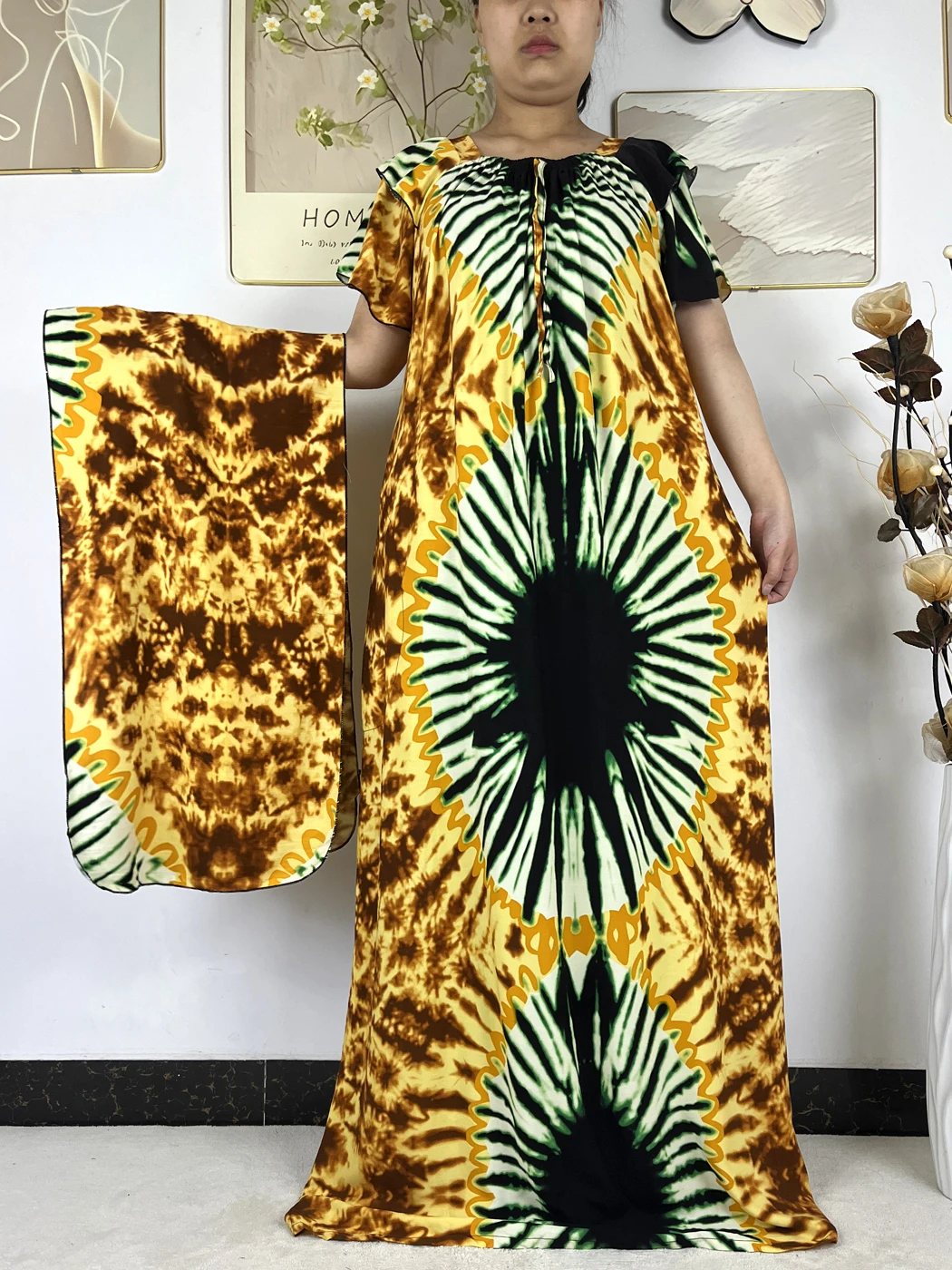Muslim Abayas For Women 2026 Floral Boat-neck Cotton Caftan Marocain African Boubou Nigeria Dresses Loose Femme Robe With Hijabs
Muslim Abayas For Women 2026 Floral Boat-neck Cotton Caftan Marocain African Boubou Nigeria Dresses Loose Femme Robe With Hijabs