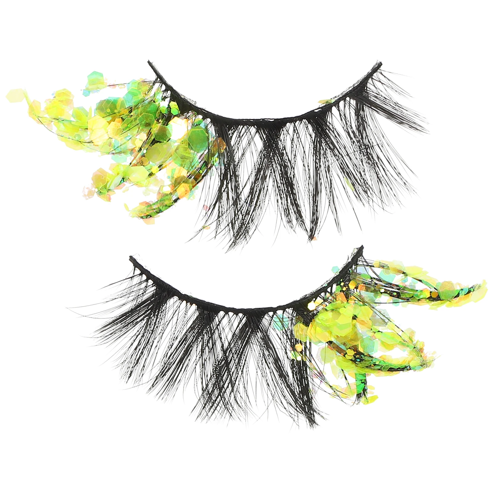 2pcs Luminous False Eyelashes Reusable Colored Lashes Natural Glitter Makeup Fake Eyelash Extensions Cluster Lashes For 
2pcs Luminous False Eyelashes Reusable Colored Lashes Natural Glitter Makeup Fake Eyelash Extensions Cluster Lashes For