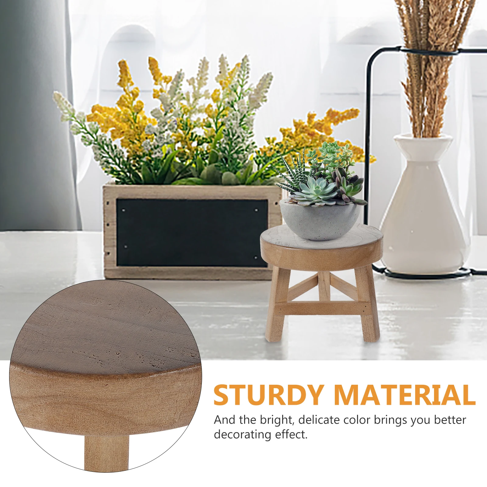 Wood Plant Storage Rack Multipurpose Solid Wood Stool and Plant Stand Wooden Flower Pot Holder Balcony Garden Display
Wood Plant Storage Rack Multipurpose Solid Wood Stool and Plant Stand Wooden Flower Pot Holder Balcony Garden Display