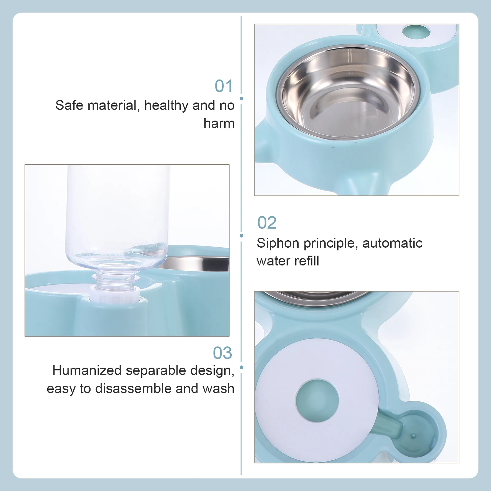 Anti-Choking Stainless Steel Pet Drinking Bowl Dog Cat Feeder Water Container Lightweight Compact Portable Easy Clean Durable
Anti-Choking Stainless Steel Pet Drinking Bowl Dog Cat Feeder Water Container Lightweight Compact Portable Easy Clean Durable