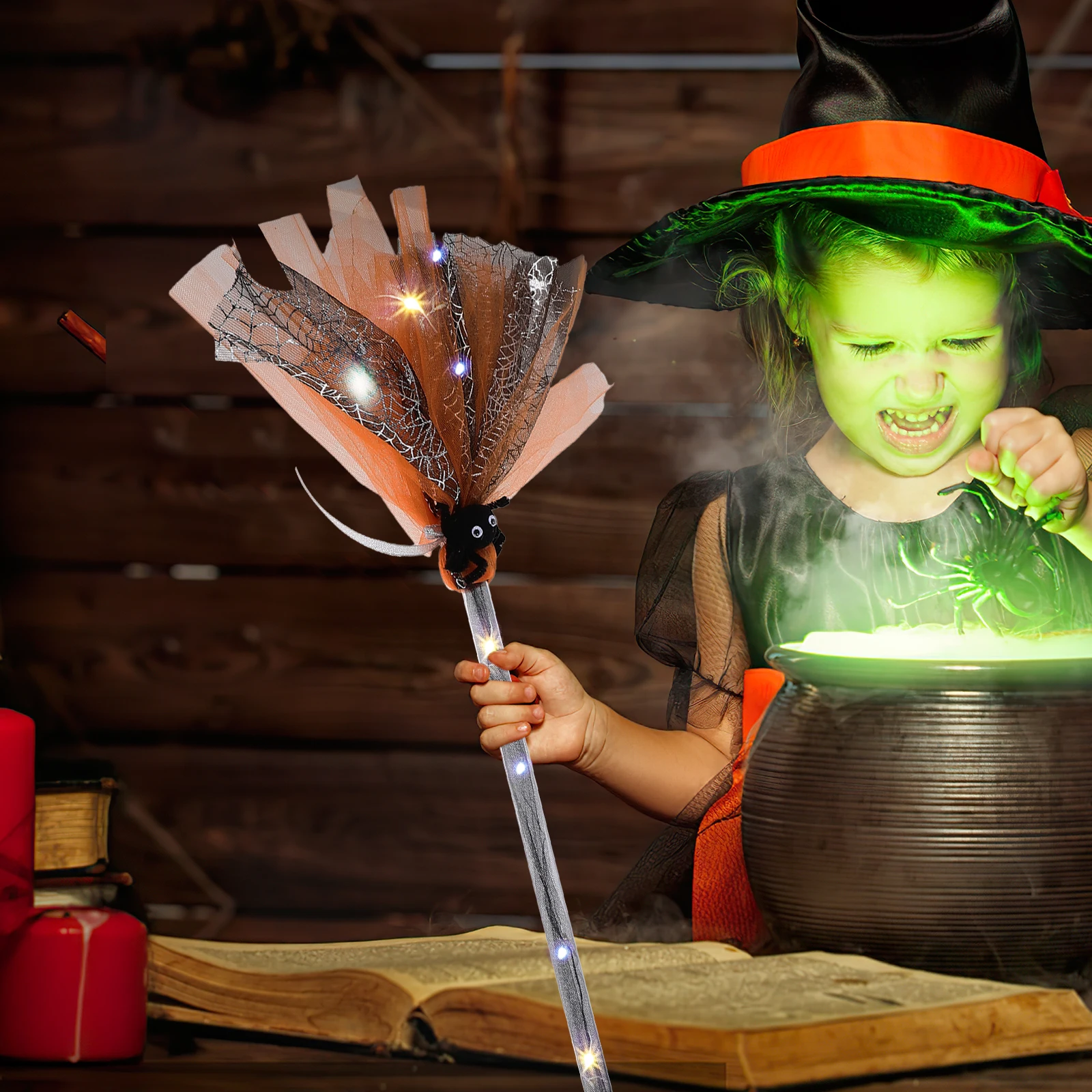 Witch Broom LED Light Purple Flying Broomstick Halloween Party Decoration Plastic H Lightweight cosplay accessory masquerade
Witch Broom LED Light Purple Flying Broomstick Halloween Party Decoration Plastic H Lightweight cosplay accessory masquerade