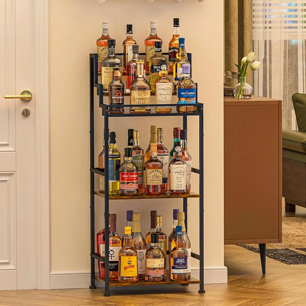 Trapezoidal Liquor Cabinet Bar For Home, Stepped Wine Ra Freestanding Floor, Corner Syrup & Whiskey Stand, Large-Capacity
Trapezoidal Liquor Cabinet Bar For Home, Stepped Wine Ra Freestanding Floor, Corner Syrup & Whiskey Stand, Large-Capacity