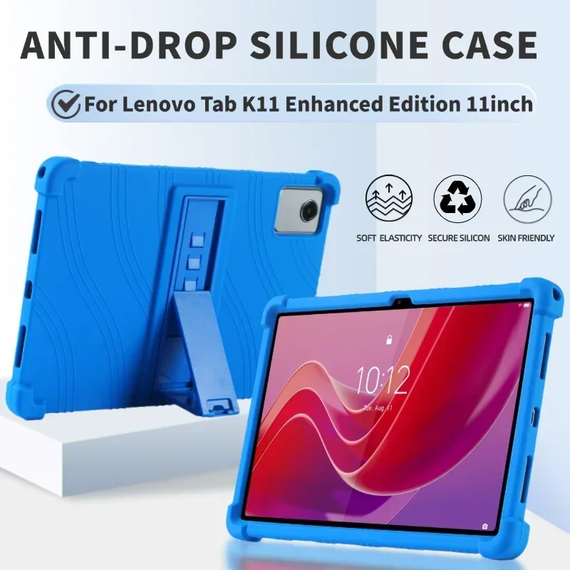 Для Lenovo Tab K11 Enhanced Edition 11-дюймовый противоударный чехол с подставкой TB330FUP/TB330XUP Мягкий силиконовый защитный чехол
Для Lenovo Tab K11 Enhanced Edition 11-дюймовый противоударный чехол с подставкой TB330FUP/TB330XUP Мягкий силиконовый защитный чехол