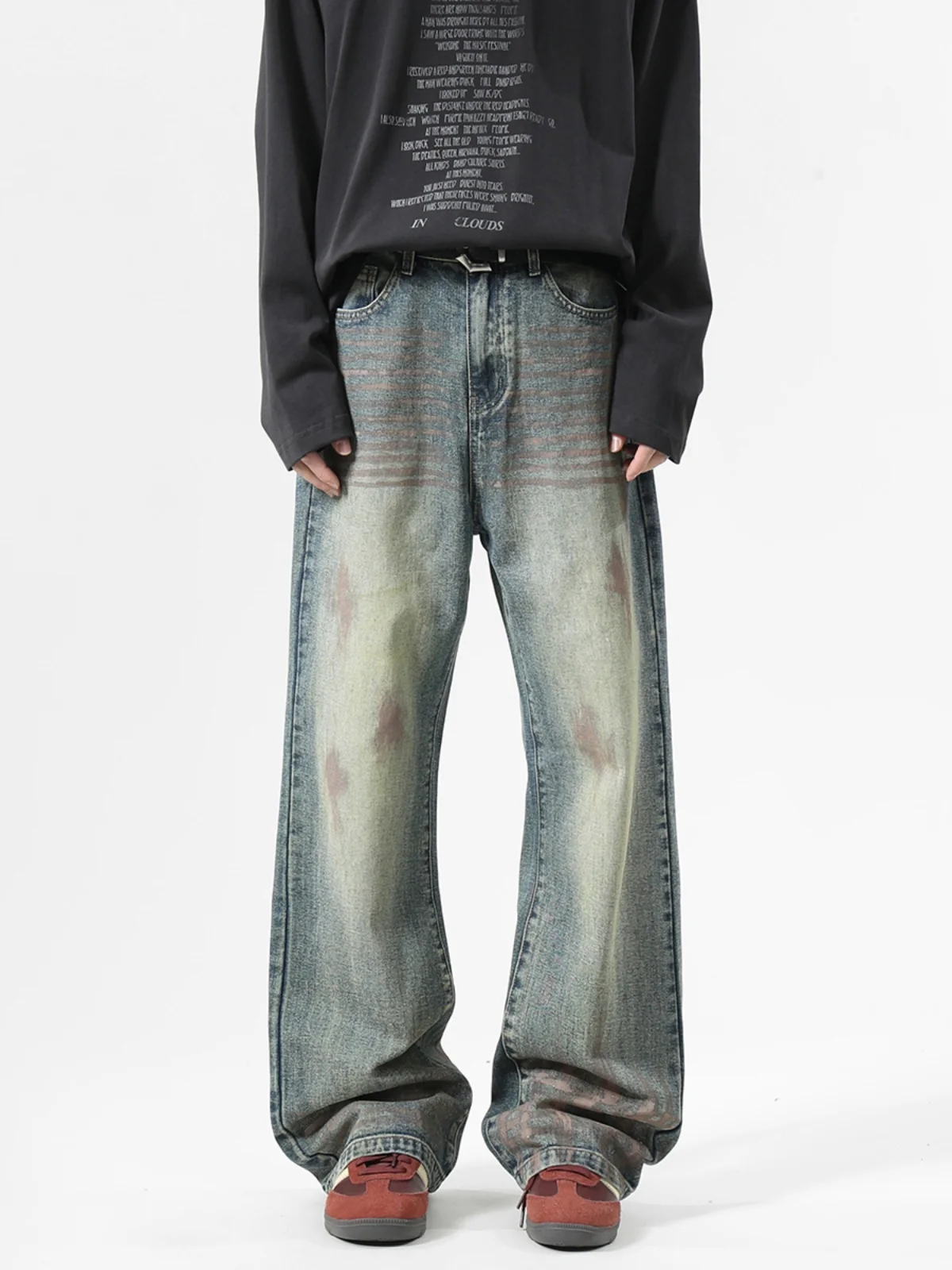 Yellow Mud Men's Jeans Straight Leg High Waist Long Wear Resistant Fashionable Spring Autumn Denim Pants Youth Popular Style
Yellow Mud Men's Jeans Straight Leg High Waist Long Wear Resistant Fashionable Spring Autumn Denim Pants Youth Popular Style