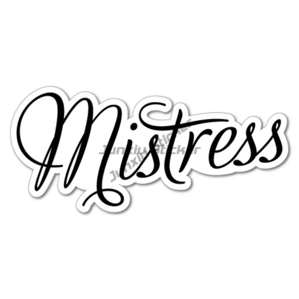 MISTRESS CAR UTE STICKER Decal JDM Car Drift Vinyl Scratch Exterior Sticker Accessories Custom Decals Personalized
MISTRESS CAR UTE STICKER Decal JDM Car Drift Vinyl Scratch Exterior Sticker Accessories Custom Decals Personalized