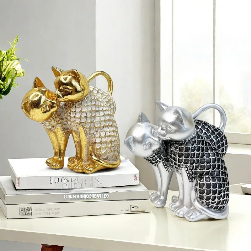 New Modern Minimalist Creative Carved Cat Ornaments Fashionable Home and Office Decorations Hot Selling Resin Business Gifts
New Modern Minimalist Creative Carved Cat Ornaments Fashionable Home and Office Decorations Hot Selling Resin Business Gifts