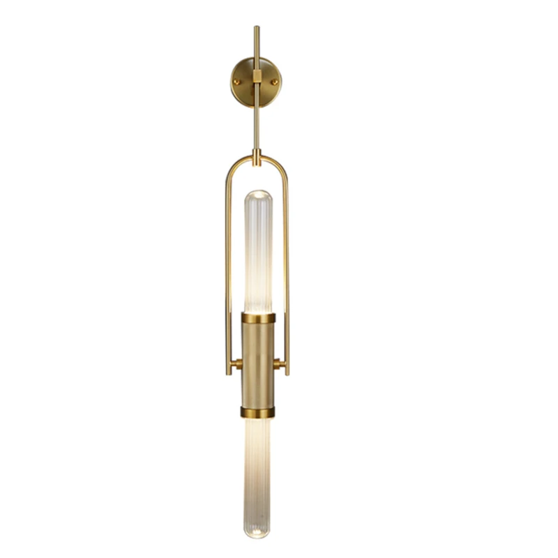 Modern Light Luxury Wall Lamps Black Gold Long Tube Glass Lamp Warm for Villa Living Room Corridor Bedroom Bedside Wall Lights
Modern Light Luxury Wall Lamps Black Gold Long Tube Glass Lamp Warm for Villa Living Room Corridor Bedroom Bedside Wall Lights