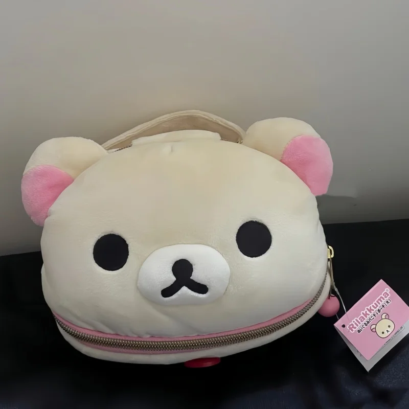 Hot Cute Rilakkuma Bear Girl Plush Elliptical Stereoscopic Makeup Bag Portable Storage Bag Cute Cartoon Easy Bear Bear Storage W
Hot Cute Rilakkuma Bear Girl Plush Elliptical Stereoscopic Makeup Bag Portable Storage Bag Cute Cartoon Easy Bear Bear Storage W
