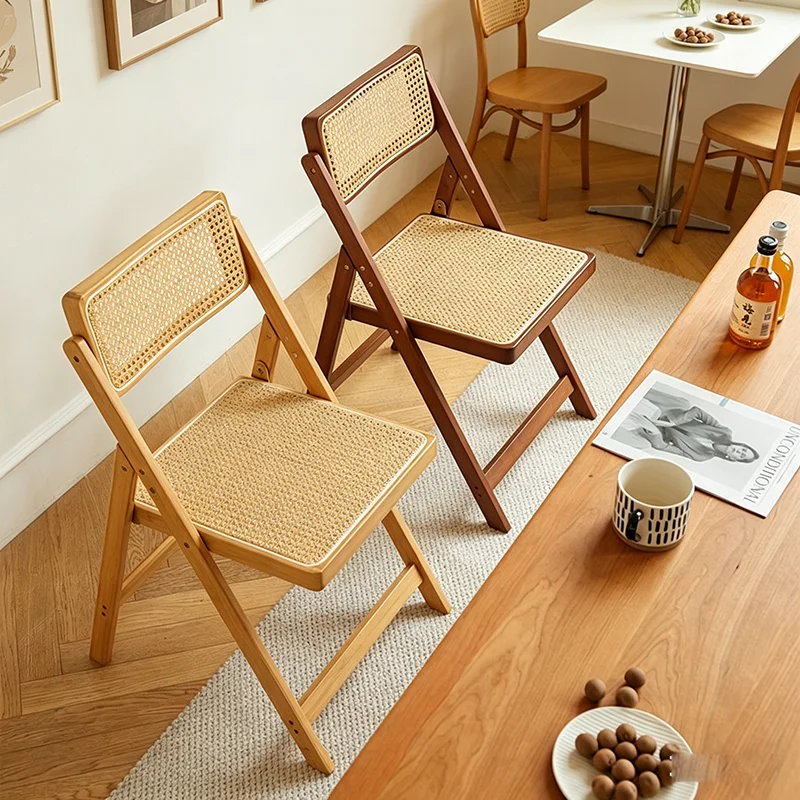 Nordic Modern Solid Wood Woven Willow Folding Dining Chair Rattan Home Furniture Living Room Coffee Chair
Nordic Modern Solid Wood Woven Willow Folding Dining Chair Rattan Home Furniture Living Room Coffee Chair