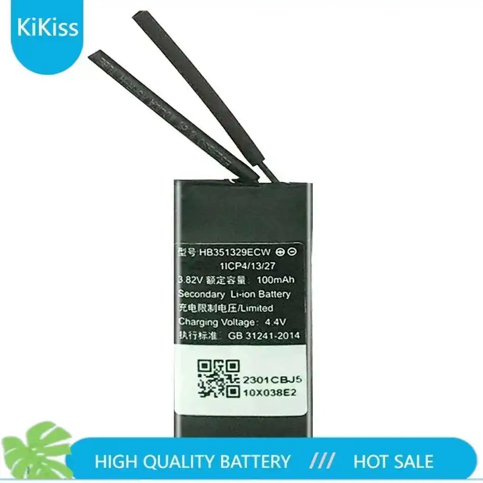 Watch Battery HB351329ECW 100mAh for Huawei Band 3 Pro Band3 Pro Honor Glory Bracelet 5 Bracelet5 Wristband
Watch Battery HB351329ECW 100mAh for Huawei Band 3 Pro Band3 Pro Honor Glory Bracelet 5 Bracelet5 Wristband