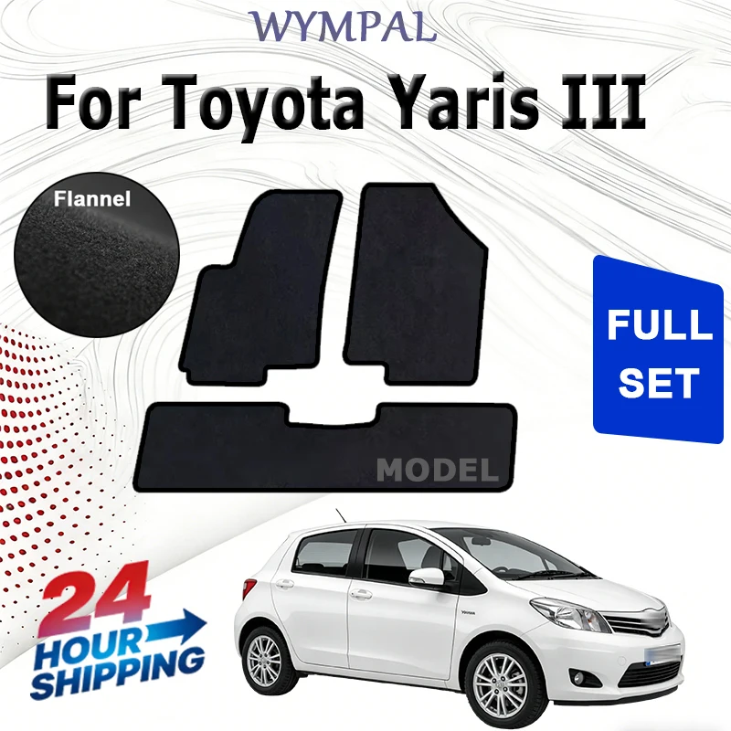Nylon Velour mats set for Toyota Yaris III petrol (2011-2019) -Black
Nylon Velour mats set for Toyota Yaris III petrol (2011-2019) -Black