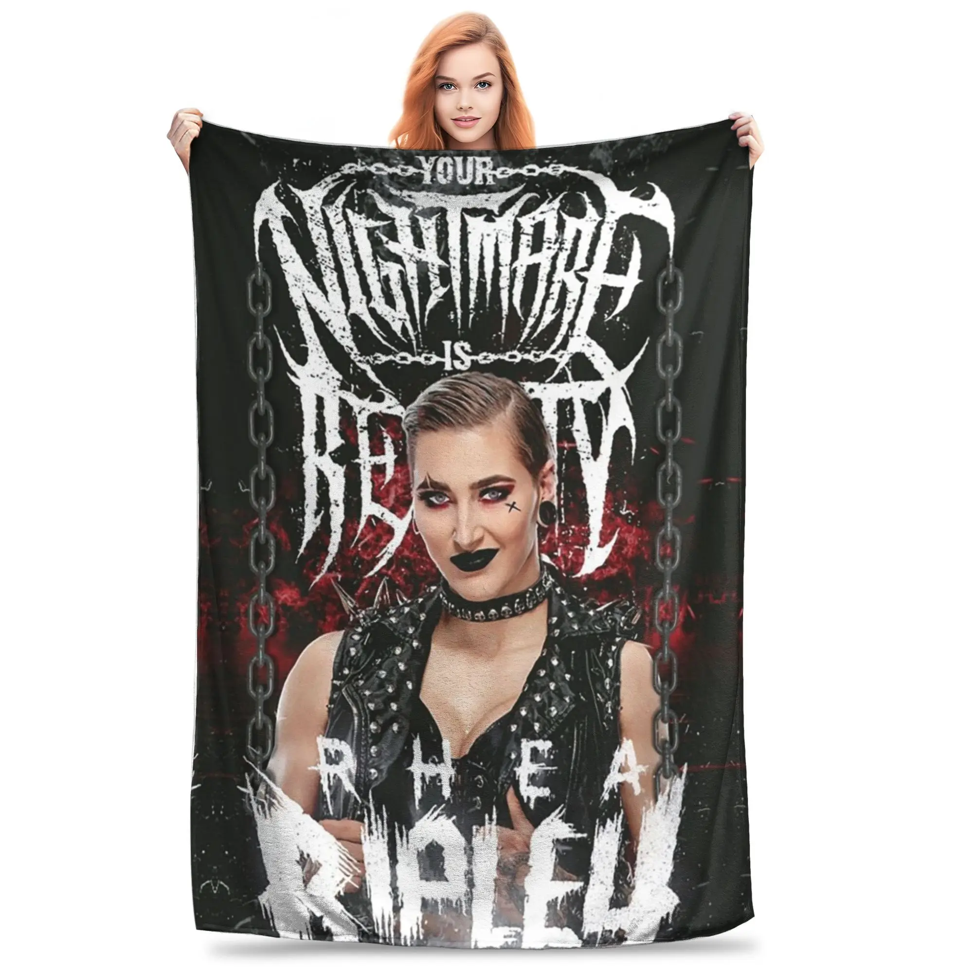 Flannel Throw Blanket She Is My Mami! Rhea Ripley Bootleg Wrestler Warm Plush Blankets Soft Bedspread for Bed Living room Home
Flannel Throw Blanket She Is My Mami! Rhea Ripley Bootleg Wrestler Warm Plush Blankets Soft Bedspread for Bed Living room Home