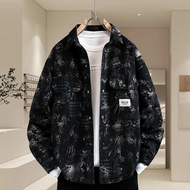 2024 Весенняя новая высококачественная модная трендовая рубашка с цветочным принтом в стиле ретро, ковбойская рубашка со звездой в одном стиле 
2024 Весенняя новая высококачественная модная трендовая рубашка с цветочным принтом в стиле ретро, ковбойская рубашка со звездой в одном стиле