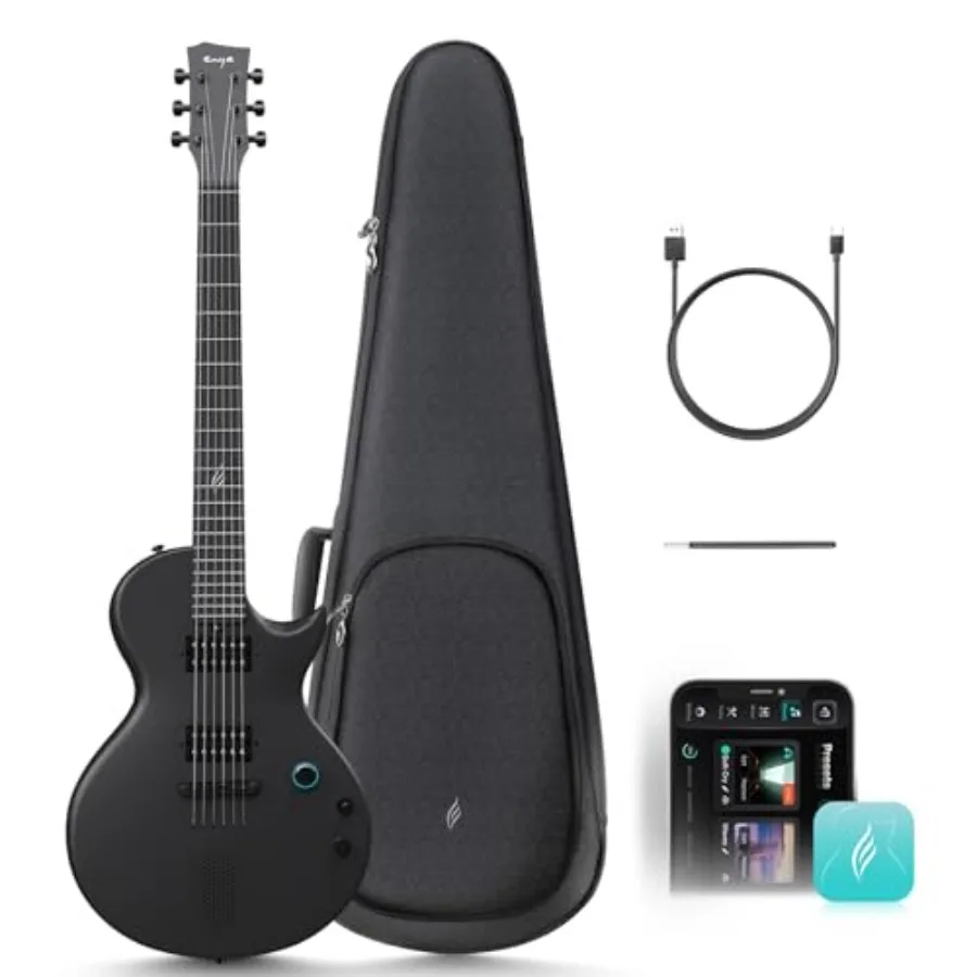 Street Performers Home Studios: Carbon Fiber Electric Guitar with 10W Wireless Speaker, Onboard Presets, Portable All-in-One Ri
Street Performers Home Studios: Carbon Fiber Electric Guitar with 10W Wireless Speaker, Onboard Presets, Portable All-in-One Ri