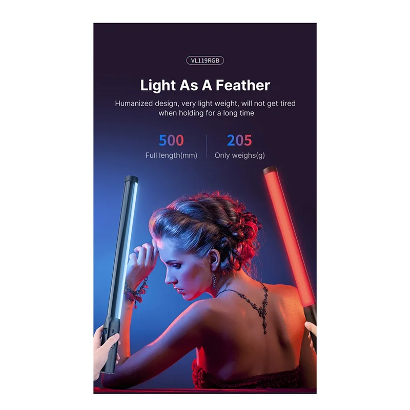 B67C Ulanzi VL119 RGB Stick Light Ручной светильник Wand Светодиодный светильник для видеосъемки Портативное освещение для фотосъемки Заполняющая лампа
B67C Ulanzi VL119 RGB Stick Light Ручной светильник Wand Светодиодный светильник для видеосъемки Портативное освещение для фотосъемки Заполняющая лампа