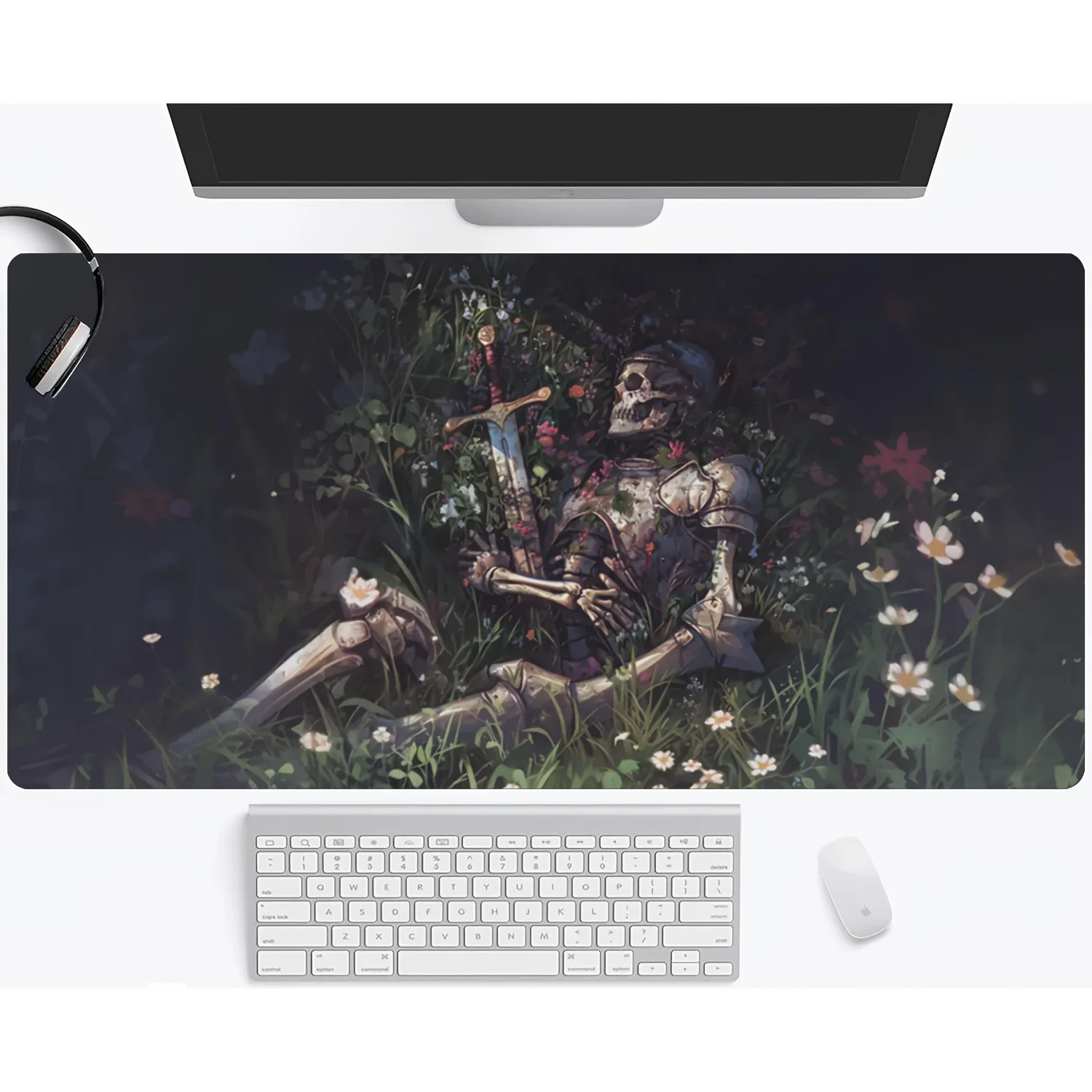 Medieval Knight with Sword Mouse Pad Large Rubber Anti-slip PC Desk Accessories Mousepad for Office and Gamer Keyboard Decor Mat
Medieval Knight with Sword Mouse Pad Large Rubber Anti-slip PC Desk Accessories Mousepad for Office and Gamer Keyboard Decor Mat