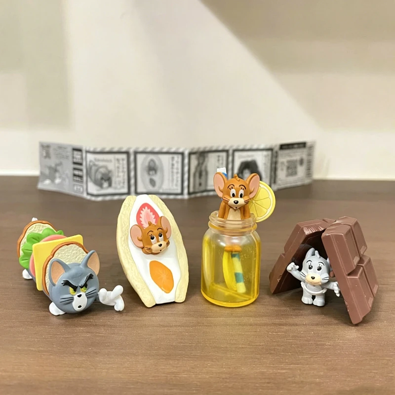 4pcs/Set Cute Tom Jerry Tuffy Yummy Food Dessert Shape Figure Cartoon Anime Model Toy Cake Topper Desktop Ornament Birthday Gift
4pcs/Set Cute Tom Jerry Tuffy Yummy Food Dessert Shape Figure Cartoon Anime Model Toy Cake Topper Desktop Ornament Birthday Gift