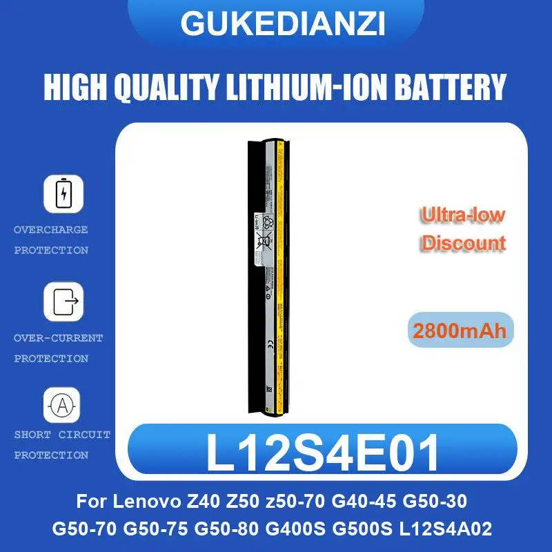 L12S4E01 Laptop Battery For Lenovo Z40 Z50 z50-70 G40-45 G50-30 G50-70 G50-75 G50-80 G400S G500S L12M4E01 L12S4A02 Laptop
L12S4E01 Laptop Battery For Lenovo Z40 Z50 z50-70 G40-45 G50-30 G50-70 G50-75 G50-80 G400S G500S L12M4E01 L12S4A02 Laptop